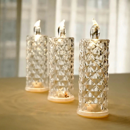 ÉclatCristal™ | Créez de la romance et de la convivialité sans bougies