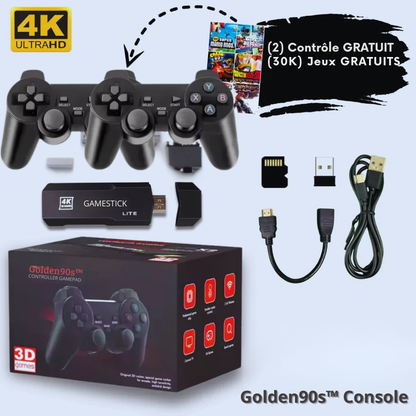 Golden90s™ Console– La console familiale qui ramène la magie des années 90 à la maison