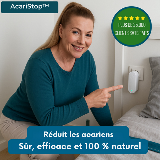 AcariStop™ – Le dispositif anti acariens qui assainit votre intérieur sans produits chimiques