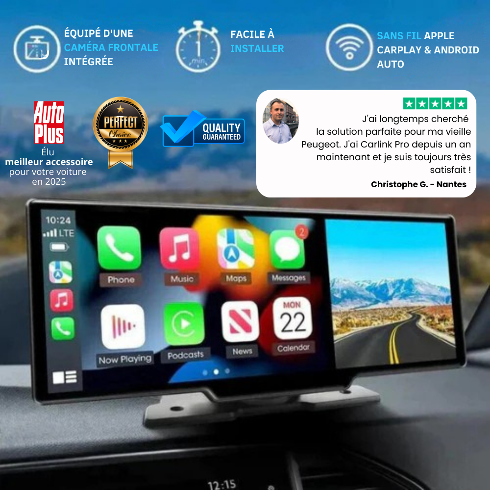 CarLink™ Pro – L’écran intelligent qui transforme n’importe quelle voiture en système moderne et connecté