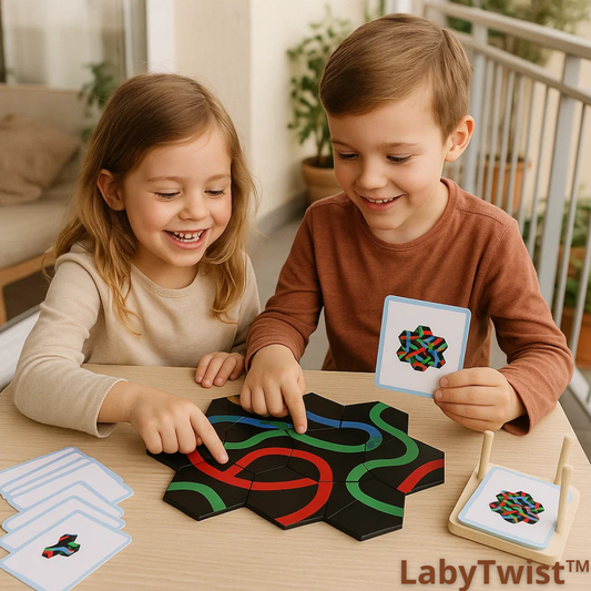LabyTwist™ – Le jeu de tuiles ingénieux qui développe la logique et l’attention des enfants