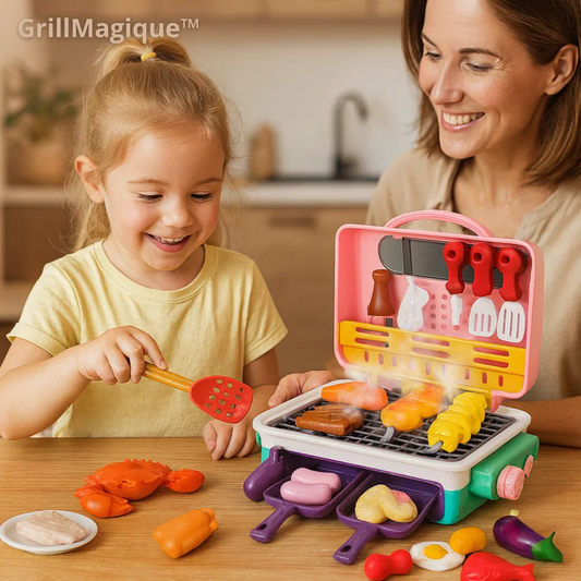 GrillMagique™ – Le barbecue jouet qui transforme l’imagination des enfants en véritables moments de création