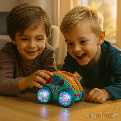 LumiFlip™ – La voiture acrobatique lumineuse qui émerveille les enfants à chaque cascade