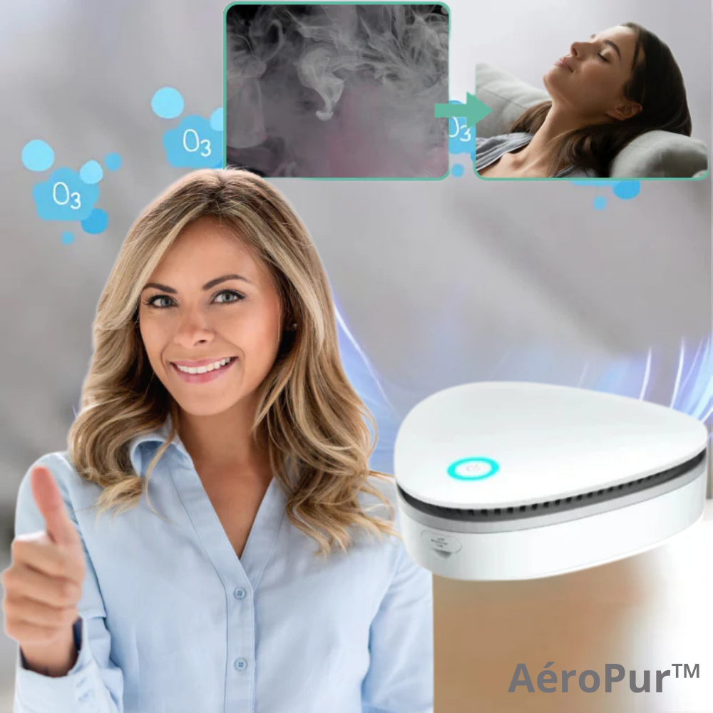 AéroPur™ – Le purificateur d’air silencieux qui élimine les mauvaises odeurs en quelques minutes