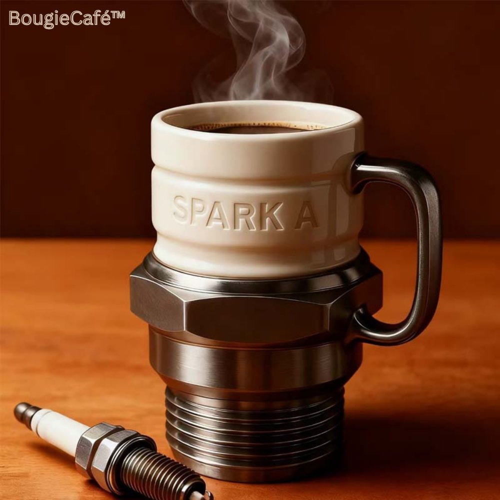 BougieCafé™ – Le mug qui affiche votre passion avant la première gorgée