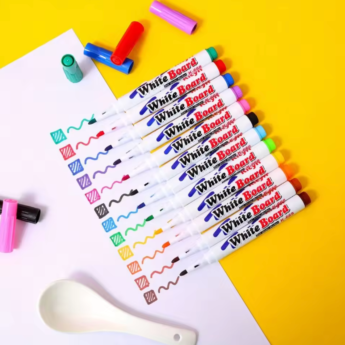 KiddoPen™ | Ensemble de 12 feutres amusants et créatifs pour enfants