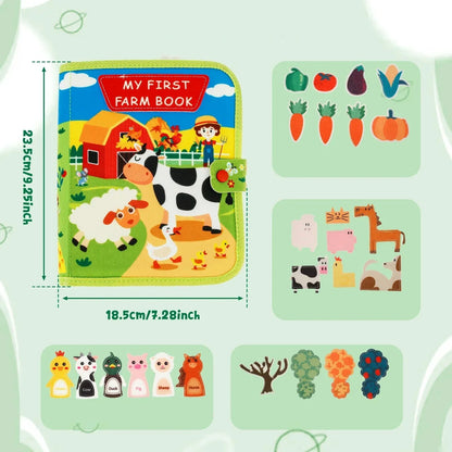 FermeMagique™ | Rendez l’apprentissage amusant avec le livre de ferme idéal pour les tout-petits curieux