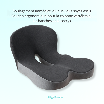 SiègeRoyale™ | Asseyez-vous mieux, levez-vous plus facilement – soutien ergonomique là où vous en avez le plus besoin