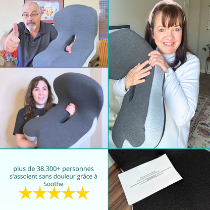 SiègeRoyale™ | Asseyez-vous mieux, levez-vous plus facilement – soutien ergonomique là où vous en avez le plus besoin