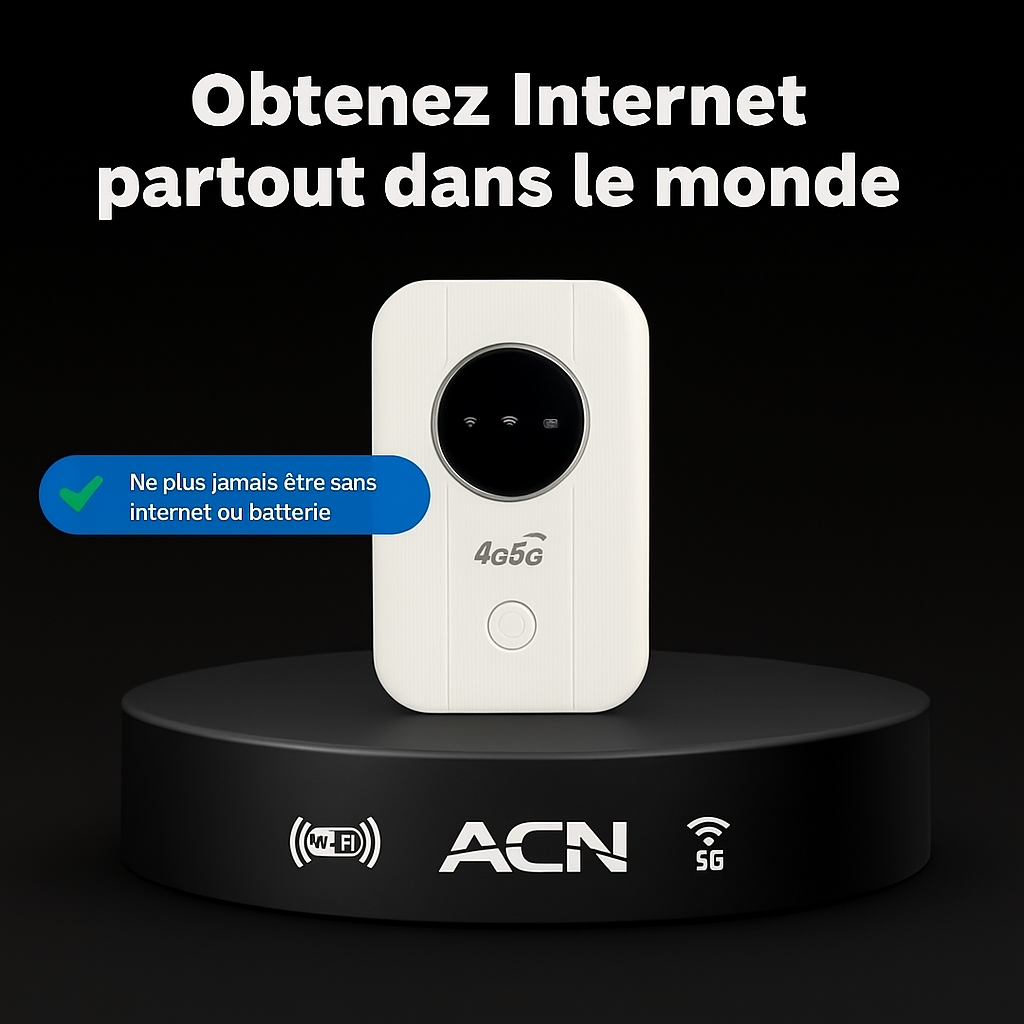 PocketWifi™ | Obtenez un internet illimité partout dans le monder !