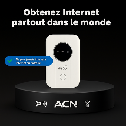 PocketWifi™ | Obtenez un internet illimité partout dans le monder !
