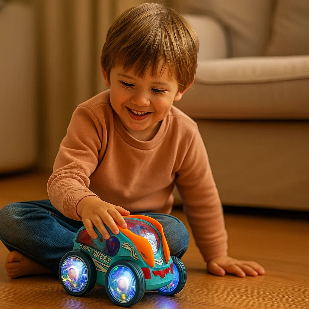LumiFlip™ – La voiture acrobatique lumineuse qui émerveille les enfants à chaque cascade