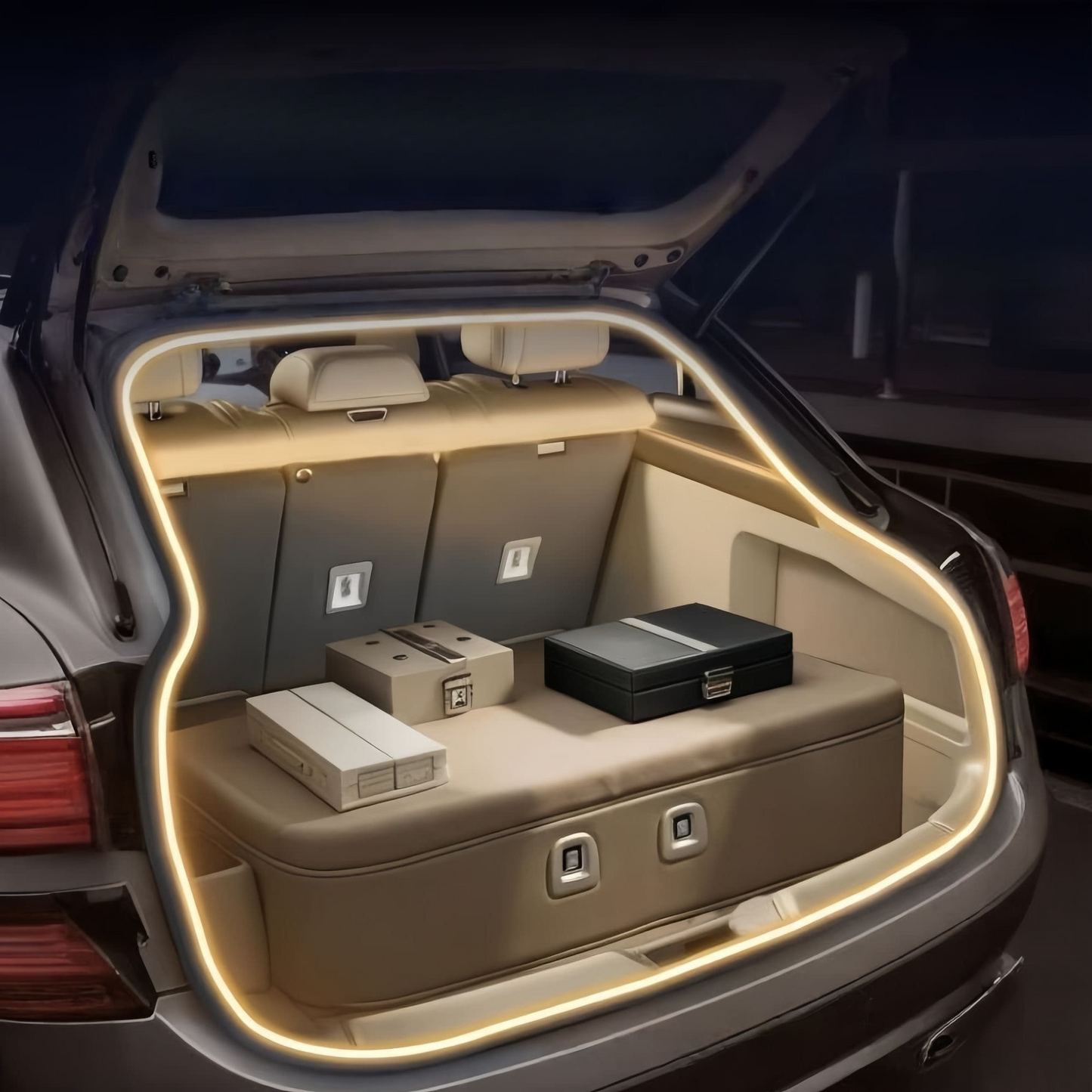 TrunkGlow™ | Liste de lumière de coffre dynamique et fluide