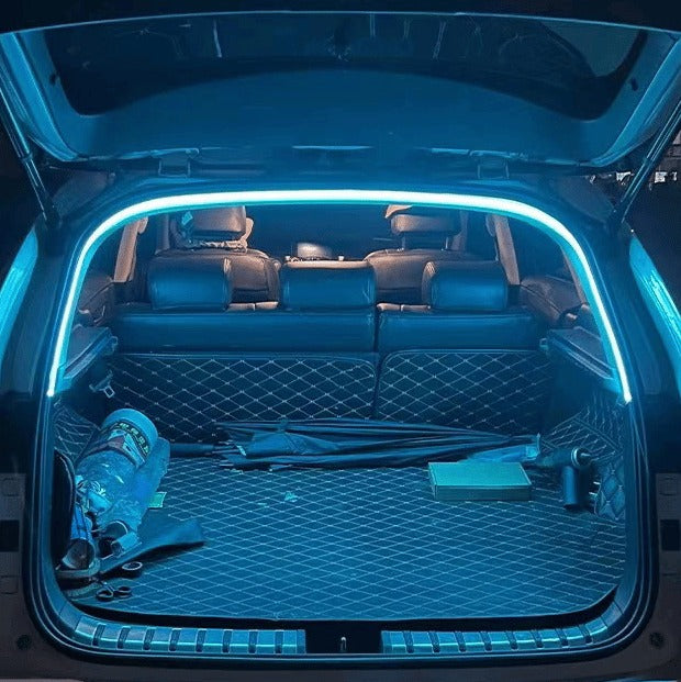 TrunkGlow™ | Liste de lumière de coffre dynamique et fluide