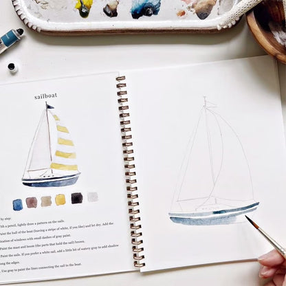 Aquarella™ | Libérez votre créativité avec notre amusant livre de coloriage aquarelle !