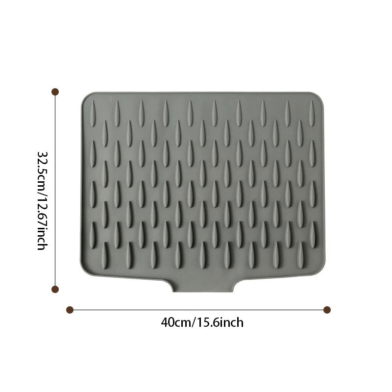 KitchenMat™ | Tapis de drainage en silicone incliné – résistant à la chaleur et antidérapant