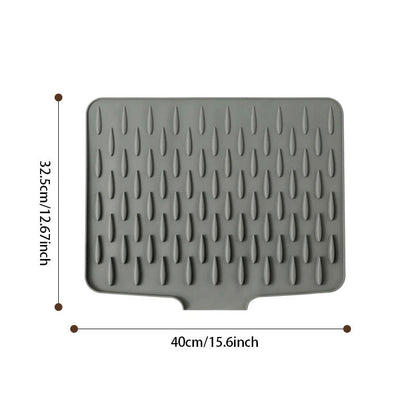 KitchenMat™ | Tapis de drainage en silicone incliné – résistant à la chaleur et antidérapant