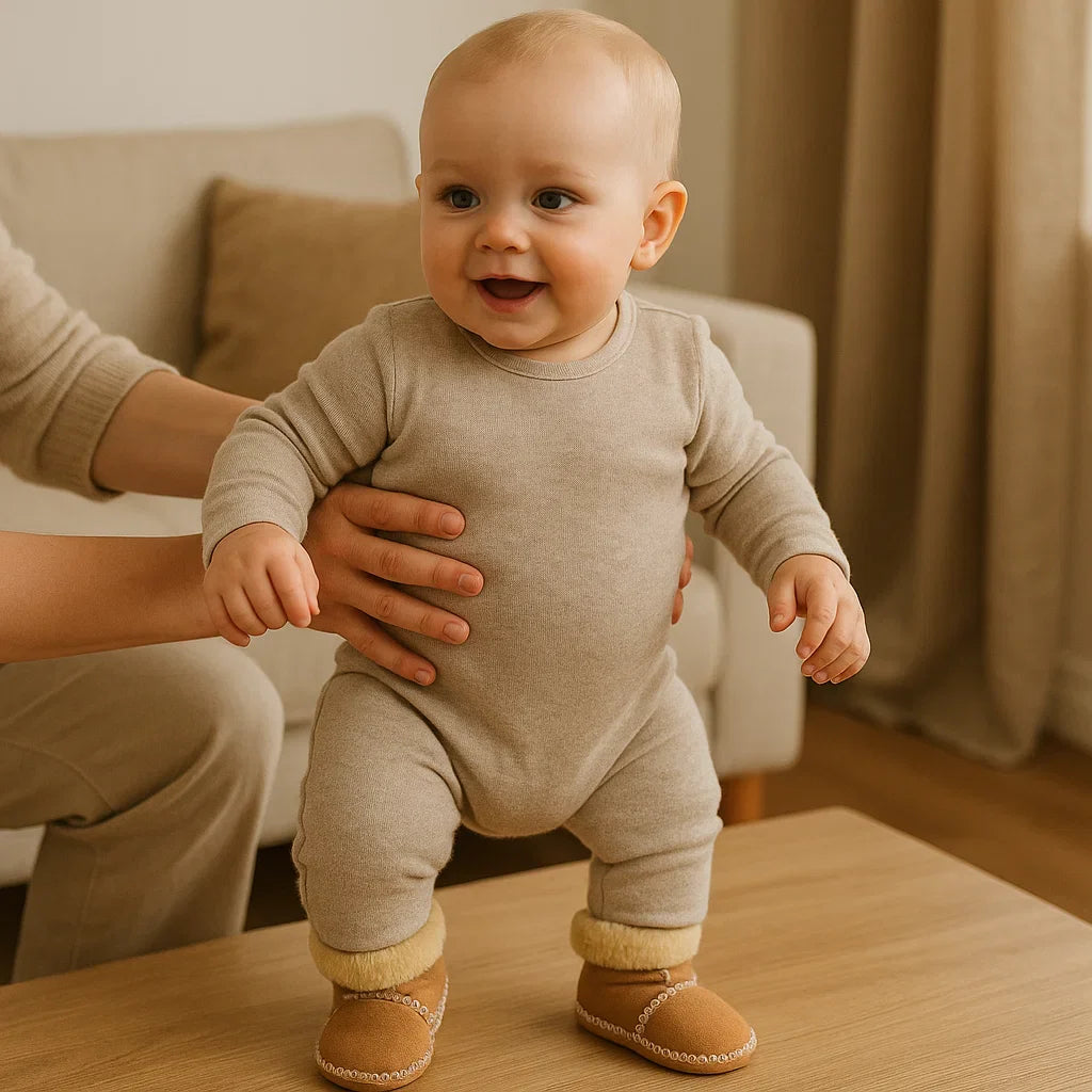 MiniBottines™ – Le confort chaleureux qui protège les petits pieds tout l’hiver