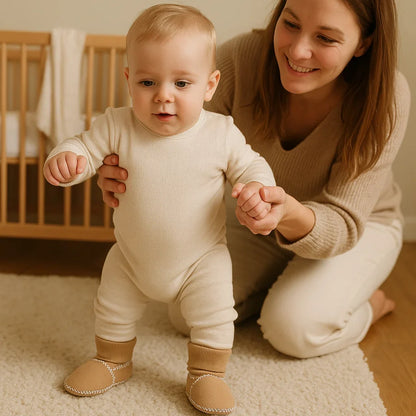 MiniBottines™ – Le confort chaleureux qui protège les petits pieds tout l’hiver