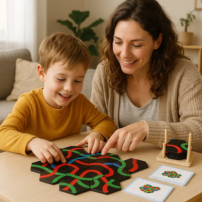 LabyTwist™ – Le jeu de tuiles ingénieux qui développe la logique et l’attention des enfants